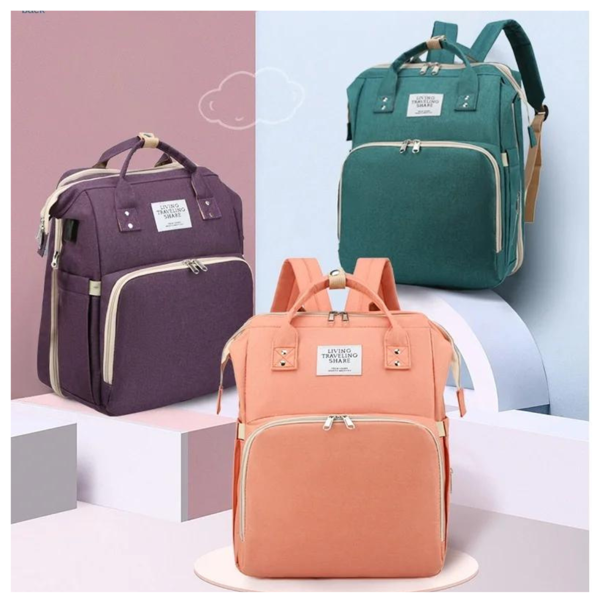 Mochila 3 en 1 Camping Baby